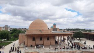 “Panjvaqta” mosque was built in 1570-1582 on the order of Abdullah Khan II, the emir of Bukhara