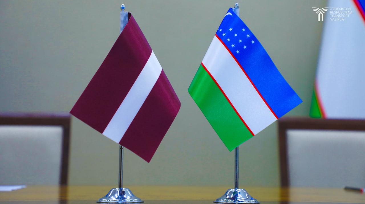 Preču transportēšana no Uzbekistānas uz Eiropas Savienības valstīm caur Latviju