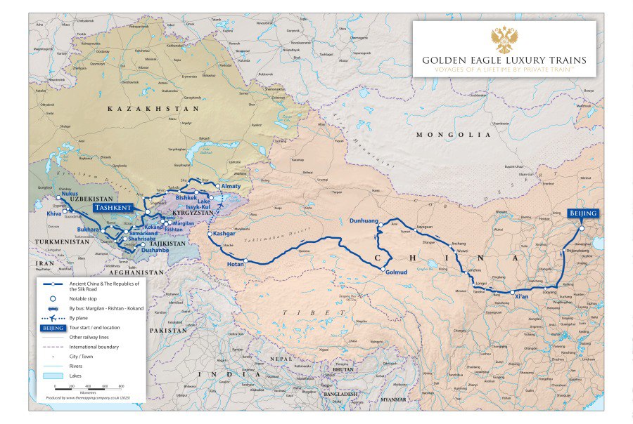 New Rail Tour Launched Across Silk Road Routes in Central Asia