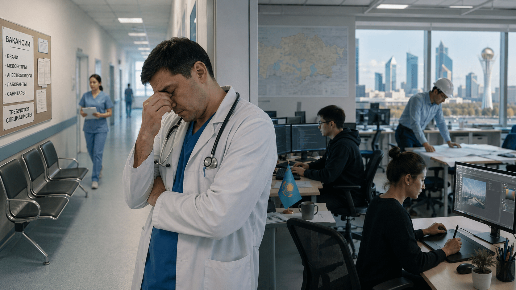 Kazakhstan Faces Shortage of Doctors and IT Specialists